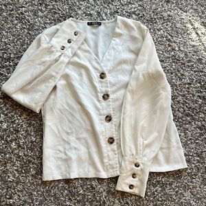 Casual white blouse
